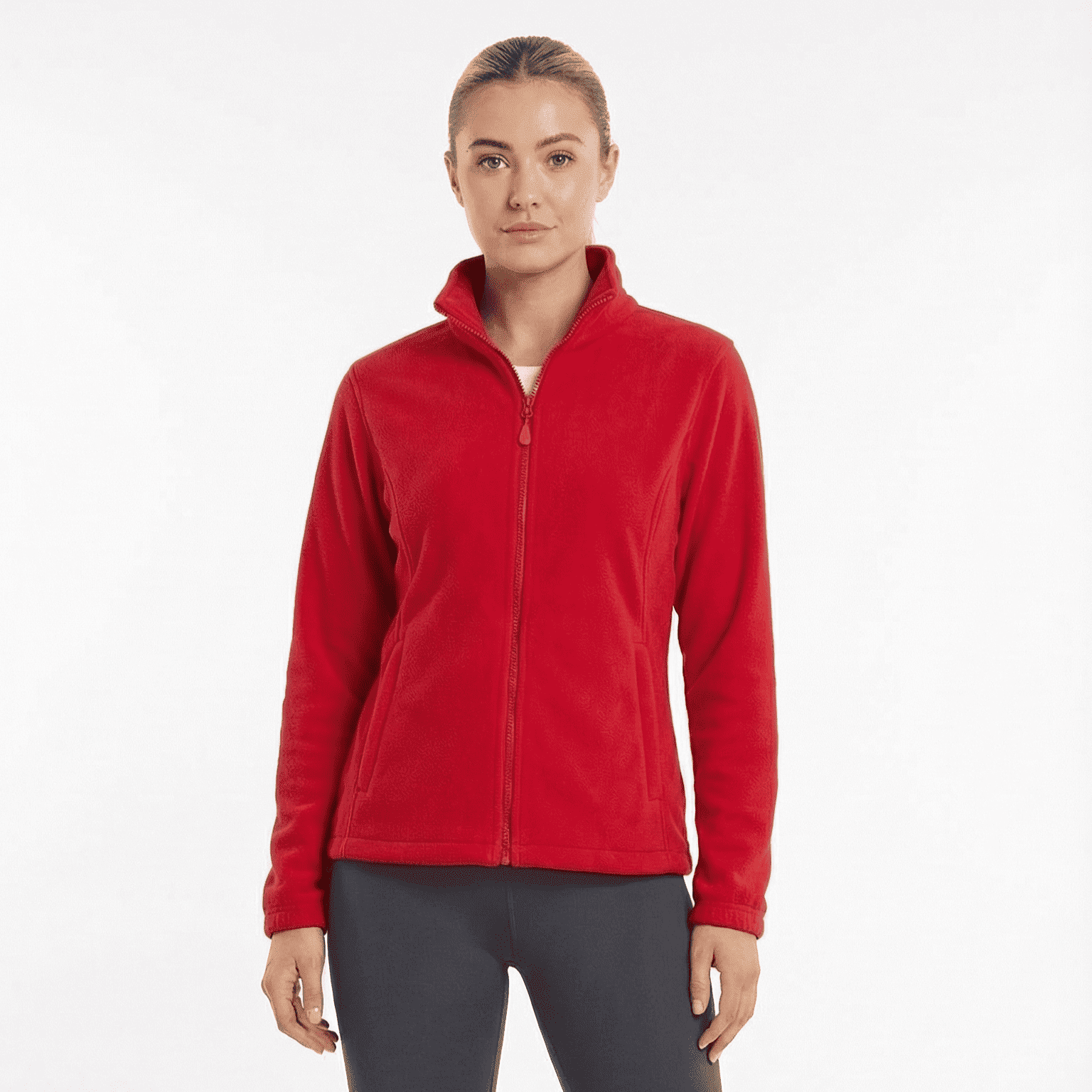 T-world - Micropolar Térmico Mujer Practical Line Trabajo Invierno Rojo