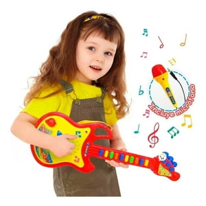 Genérico - Pack X 3 Juguete Guitarra Microfono Nueva