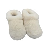 Rou - Pantufla De Lana Natural De Oveja