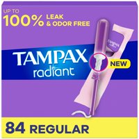 Tampones Tampax Radiant Regular Absorbency 84 Unidades