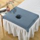 thumbnail image 1 of Soft Cotton Beauty Massage SPA Half Treatment Bed Table Cover Hole Towel70 x 50cm Bed Table Cover Sheets with Hole for Salon SPA, 1 of 3