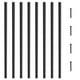 thumbnail image 1 of Balaustres metálicos para escaleras VEVOR, 72 unidades, aluminio plano, 38 cm, 1 of 3