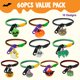 thumbnail image 2 of Pulseras JOYIN 60 uds con cremallera y brillo en la oscuridad para Halloween, 2 of 8