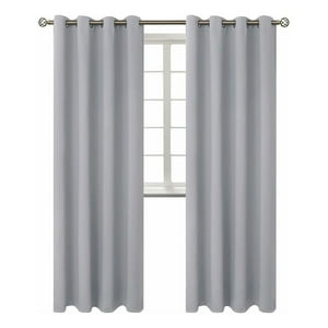 Genérico - Cortina Blackout Gris 140X220 Cm Aislante Y Lavable