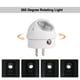 thumbnail image 3 of Luz nocturna DEWENWILS Plug in Dusk to Dawn que gira 360°, paquete de 4, 3 of 7