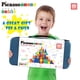 thumbnail image 4 of Juego de bloques de construcción magnéticos PicassoTiles, 101 piezas con estuche, 4 of 7