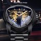 thumbnail image 2 of RELOJ FORSINING Automático de Esqueleto Dorado en Acero Inoxidable, 2 of 7