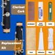 thumbnail image 2 of Kit de Corcho para Clarinete Nan Yante 37 x 90 mm 3 uds + Herramientas, 2 of 7