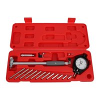 Magideal - Juego De Calibres De Cuadrante Con Resolución De 0,01 Mm, Base Profesional, Fácil Ajuste, Flexible Rojo