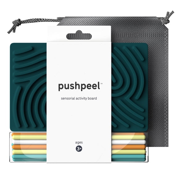 Tablero de actividad sensorial Pushpeel, juguete de silicona para más de 3 niños