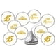 thumbnail image 1 of Stickers RokAPary Mis Quince 216 etiquetas doradas para chocolates, 1 of 9