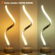 thumbnail image 3 of 1pc Modern Desk Lamp LED Wood Table Lamp, Bedroom Bedside Night Light, Dimmable LED Lighting For Creative Home Decor, 3 of 4