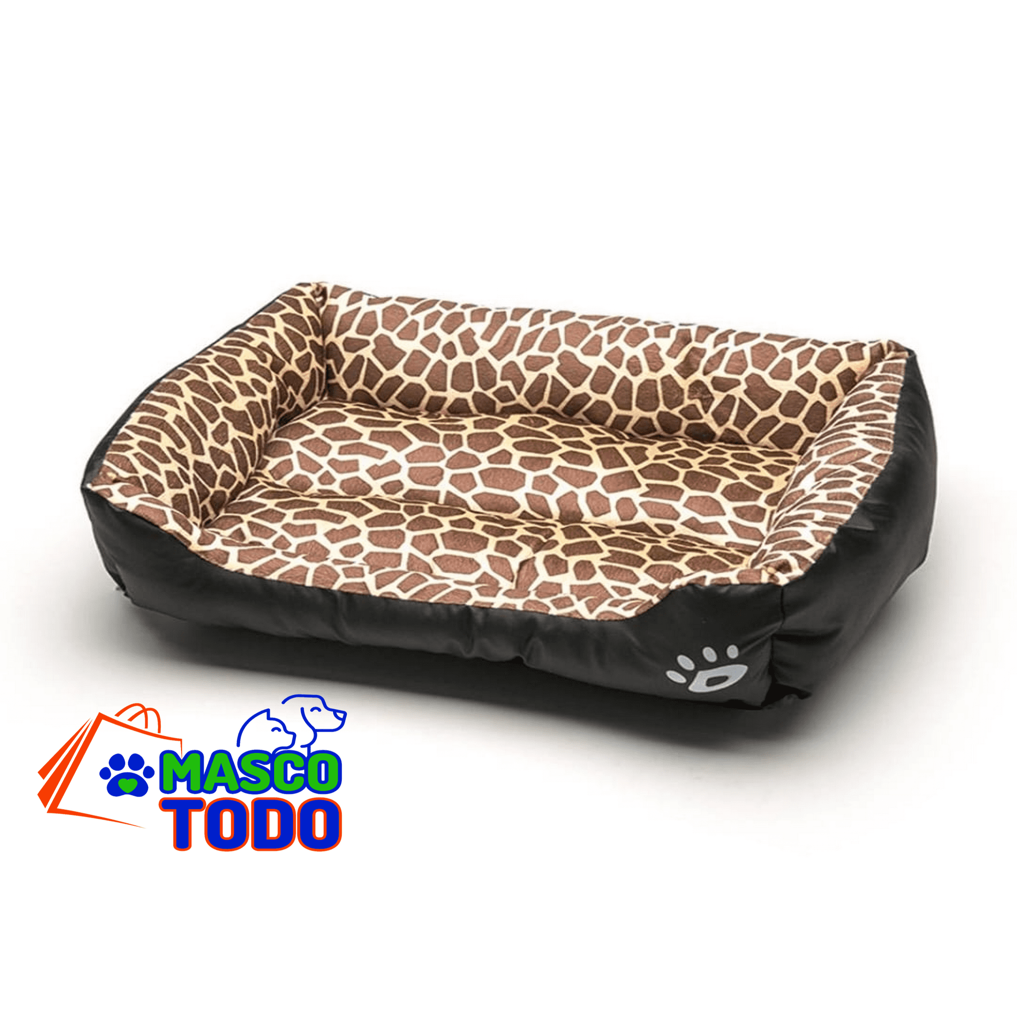 Genérico - Cama Ultrasuave Para Mascotas Animal Print Leopardo Talla Xl 80cm X 60cm