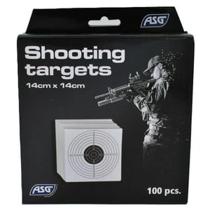 Sasg Action Sports Games - Blancos Caza Balín Asg 14X14Cms 100Undades Carton Oficial