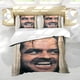 thumbnail image 5 of El Resplandor Conjunto de sábanas temático, trío de piezas, cómodo y amigable con la piel, diseño único, regalo de decoración para el hogar para familiares, amigos y fans,140cm *210cm, 5 of 6