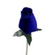 thumbnail image 3 of Rosas de Madera South Beach Crafts 33 cm, paquete de 32, azul oscuro, 3 of 5