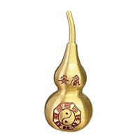 Bothyi - Figura De Calabaza De Cobre De 2,8 Pulgadas, Decoración Feng Shui, Colección De Mesa Auxiliar