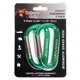 thumbnail image 1 of Mosquetón Grizzly Grip Utility en forma de D, 8 cm, paquete de 2, 1 of 1