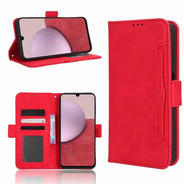Funda Cartera Magnética para Samsung Galaxy A24 4G- Tarjetero Desmontable, Cuero PU, Soporte