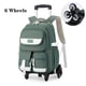 thumbnail image 1 of with Wheels Trolley School Bags for Teenagers Girls Rolling Backpack Students Children Schoolbag School Backpack Travel Bags sac, 1 of 3