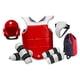 thumbnail image 4 of Equipo de protección para taekwondo, material para artes marciales, versátil, profesional, con bolsa de almacenamiento, protección para cabeza y pecho M, 4 of 5