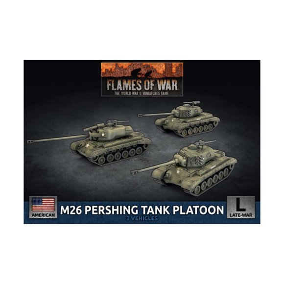 Platoón de Tanques Battlefront Miniatures M26 Pershing