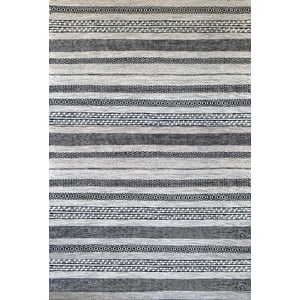 Bazhars - Alfombra 230X330 Cm Am Bol 101 Grey Black