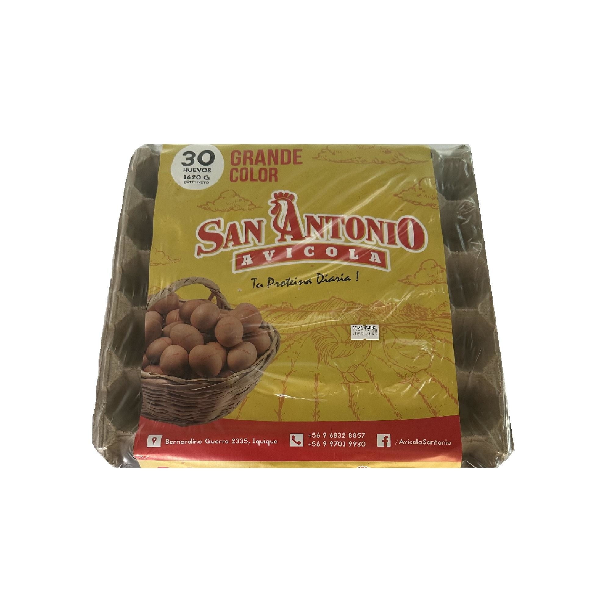 Bandeja De Huevos De Color Grande 30 Un 30 Un Avicola San Antonio
