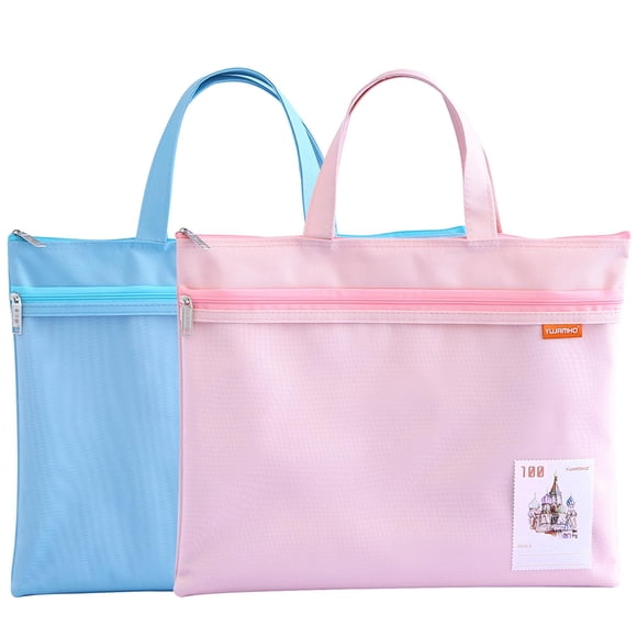 Bolsa colgante de malla con cierre, 28 x 35 cm, bolsillo doble grande, 2 unidades