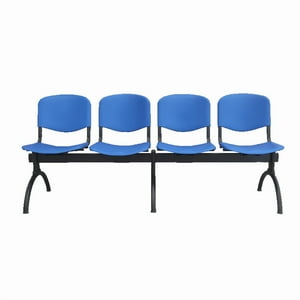 Agm - Banqueta Iso Luna 4 Asientos Azul