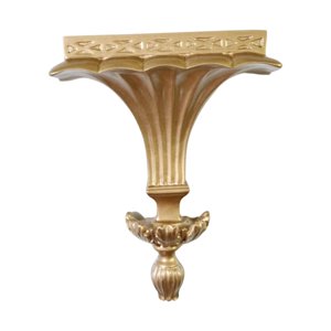 Bothyi - Estante Montado En La Pared Estantes Adornados Decoración De Arte De Pared Para Decoración De Entrada Aureate