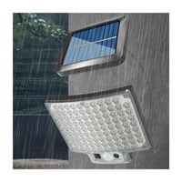 Click Ventas - Lampara Solar De Pared Jardin 104 Led Exteriores Impermeable