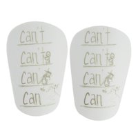 Magideal - 2 Espinilleras De Fútbol Con Funda Para Pantorrilla, Amortiguadoras, Para Entrenamiento De Fútbol, Protección Para Espinillas Para Partidos De Fútbo Blanco