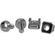 thumbnail image 1 of StarTech.com Tornillos M6 12 mm y tuercas de jaula, pack de 50, niquelado, cumple TAA, 1 of 4