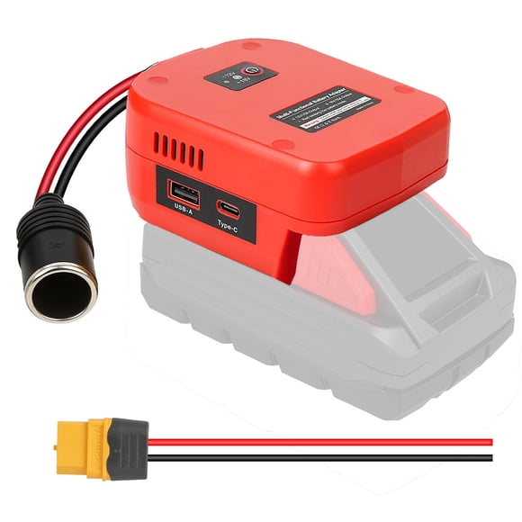 Convertidor reductor QSDXNYDC de 18 V a 12 V, 10 A y 120 W para Milwaukee