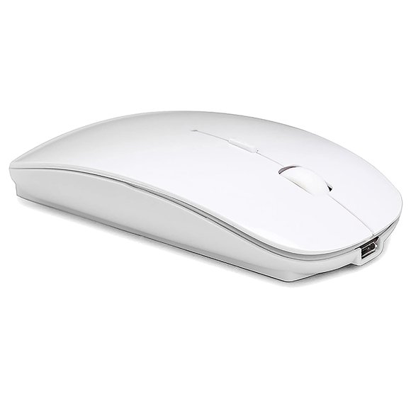 Ratón PEIBO Inalámbrico Bluetooth Blanco 2.4G USB‑C