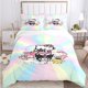 thumbnail image 1 of x2264 Bed SheetsCartoon Family Pattern Quilt Cover Pillowcase Two or Three Piece Multi Size Duvet Cover Bedding Sets Christmas Gift 3-Piece Bedding Set (1 Duvet Cover + 2 Pillow Shams) nj2264, 1 of 5