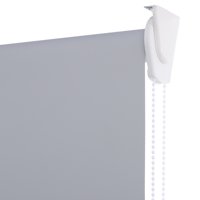 Bertex - Cortina Roller Blackout Gris, Alto Ajustable Máximo De 170 Cm X Ancho A Elección Para Sala, Living, Oficina O Dormitorio (160 Cm De Ancho X 170 Cm De Alto)