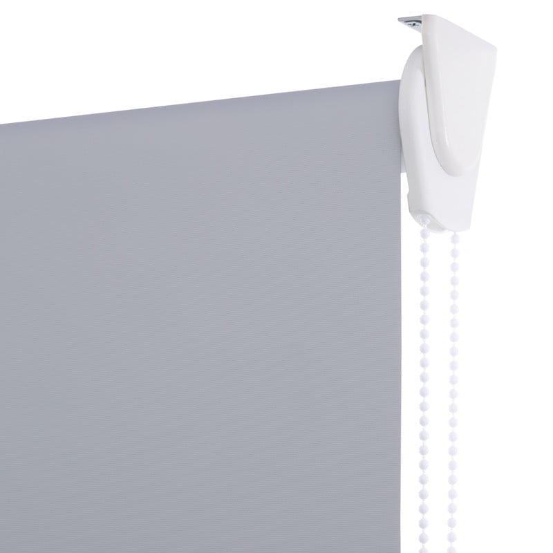 Bertex - Cortina Roller Blackout Gris, Alto Ajustable Máximo De 170 Cm X Ancho A Elección Para Sala, Living, Oficina O Dormitorio (160 Cm De Ancho X 170 Cm De Alto)