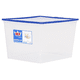 thumbnail image 1 of Caja Organizadora Multiusos Almacenamiento Modubox 30 Lts Color Transparente Tapa Azul, 1 of 3