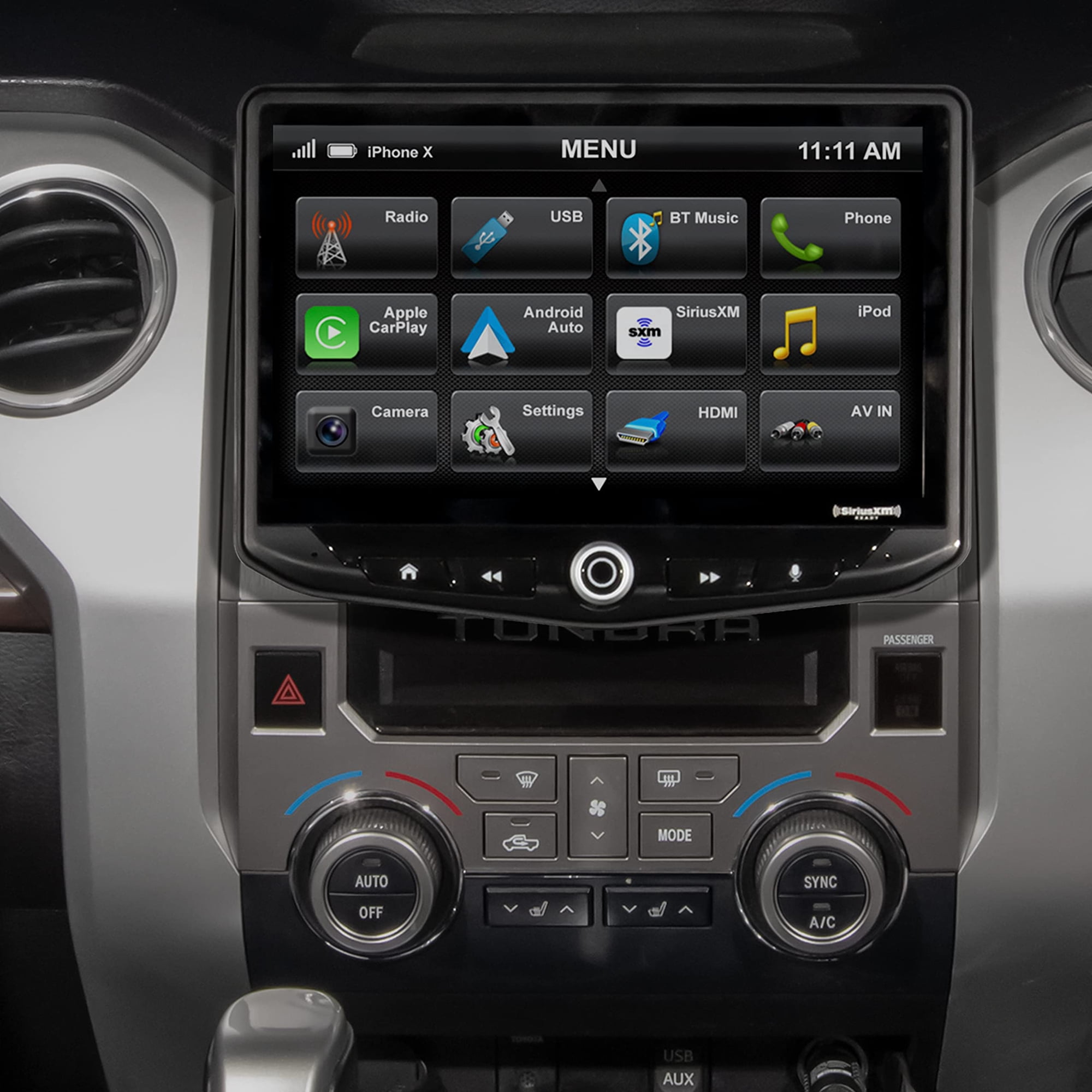 Kit De Reemplazo De Radio Stinger Heigh10 Para Toyota Tundra