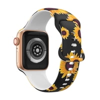 Genérico - Correa Diseño Compatible Iwatch Apple Watch 42/44/45Mm Girasol