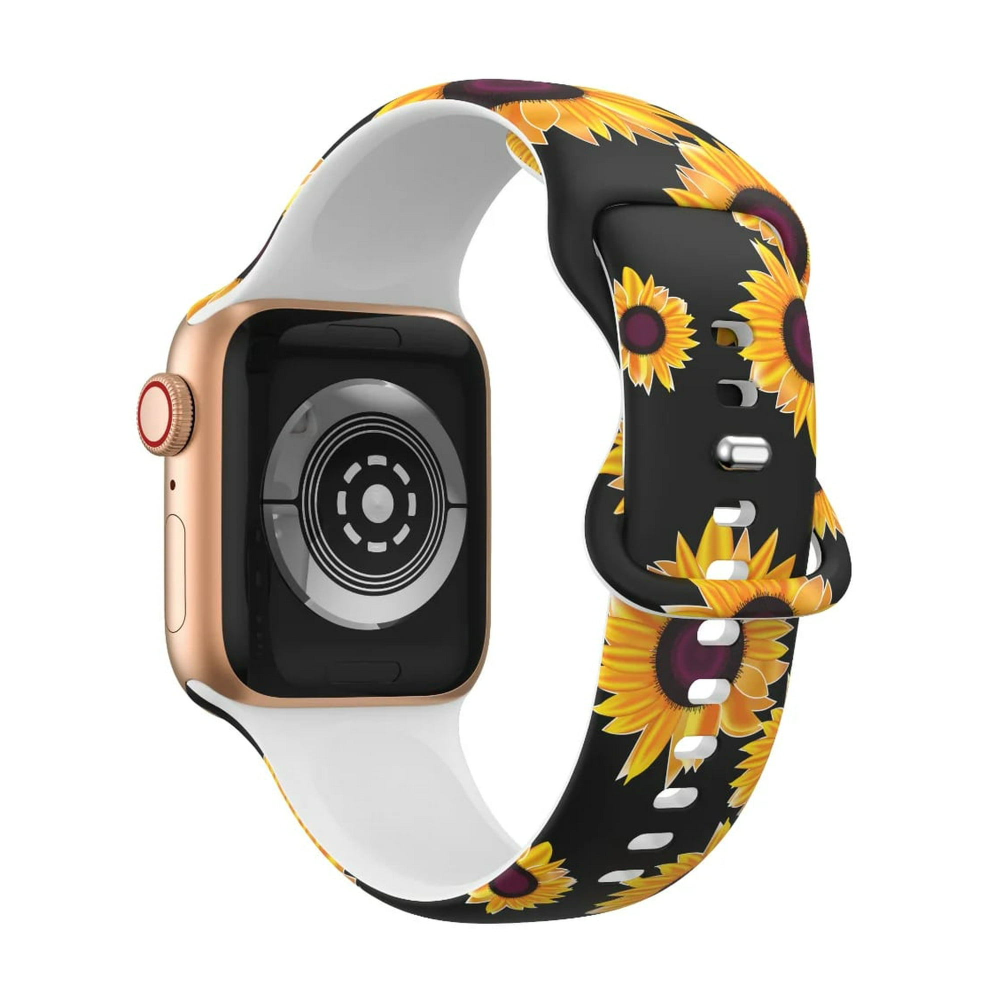 Genérico - Correa Diseño Compatible Iwatch Apple Watch 42/44/45mm Girasol