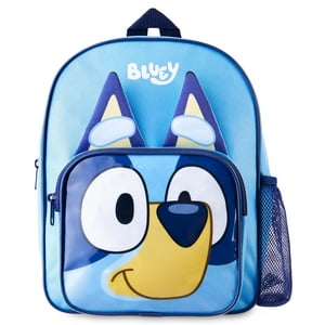 Mochila Bluey Kids Con Interior Espacioso Y Bolsillos Laterales De Malla