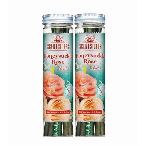 Barritas aromáticas Scentsicles Honeysuckle Rose con 2 estacas aromáticas