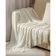 thumbnail image 4 of Mantas Decorativas para sofas camas con Flecos 127x152 cm Blanco, 4 of 4
