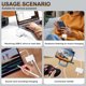 thumbnail image 5 of Adaptador MTIQHS USB OTG 3 en 1 con USB C a audio de 3,5 mm y PD de 60 W, 5 of 7