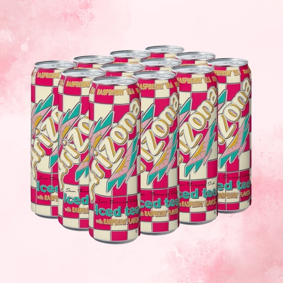 Pack 12 unidades Té Helado Frambuesa, Lata 650 ml