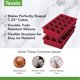 thumbnail image 3 of Bandeja congeladora para hielo Tovolo Perfect, cubos de 30 ml, juego de 2, 3 of 6