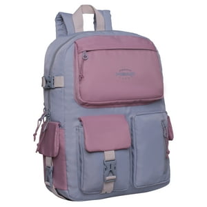 Mochila Mujer Escalede Color Block Gris Head
